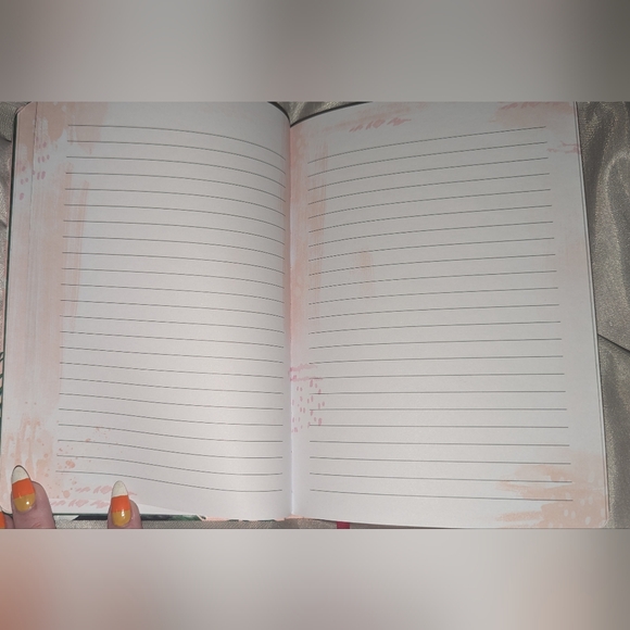 New! Pink,"Stay Fabulous", bound journal w/ribbon bookmark-128 lined pages - Picture 5 of 5